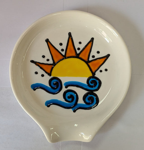 Hand-Painted Tea Bag Plates by Stepho