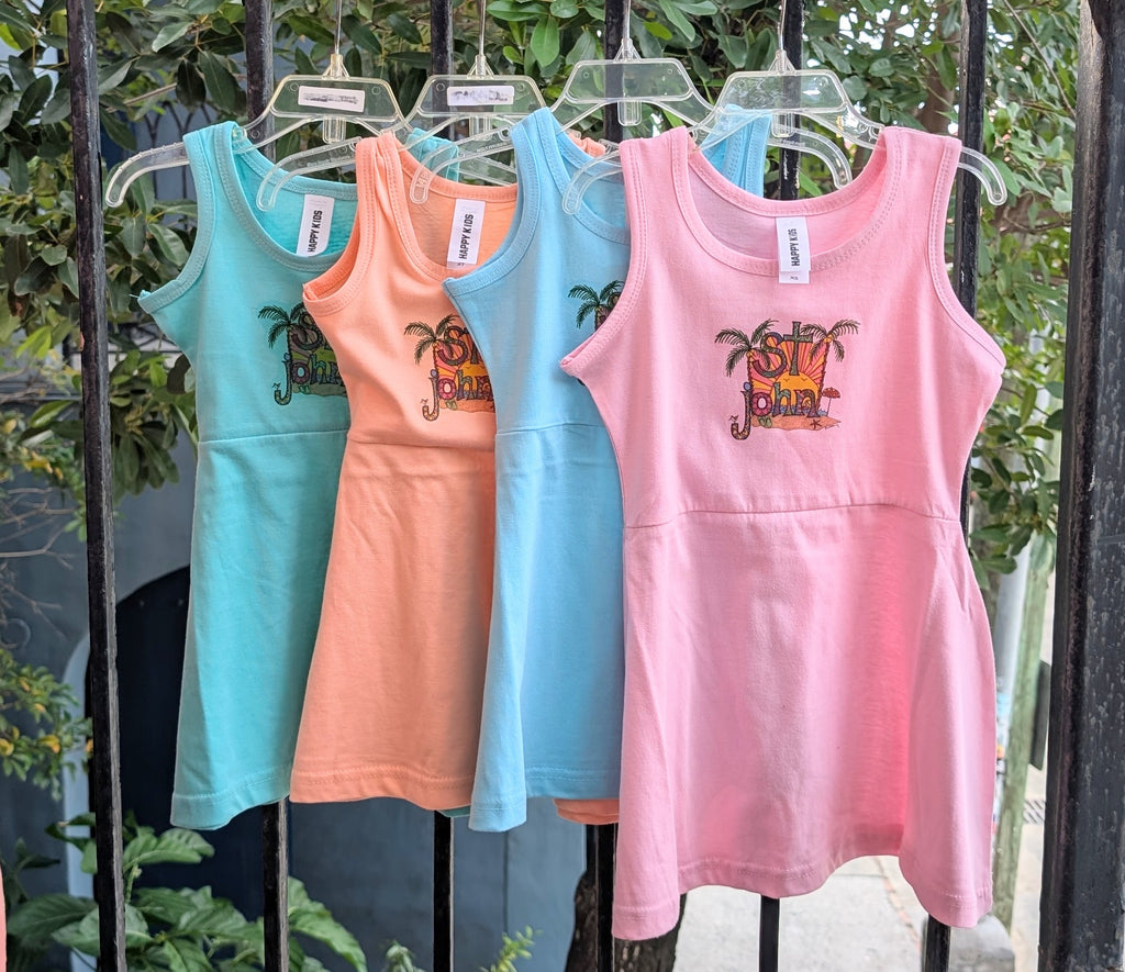 A-Line St. John USVI Sunrise Youth Dress stjohnspice.com A-Line St. John USVI Sunrise Youth Dress stjohnspice.com