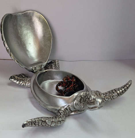Green Sea Turtle Jewelry Box