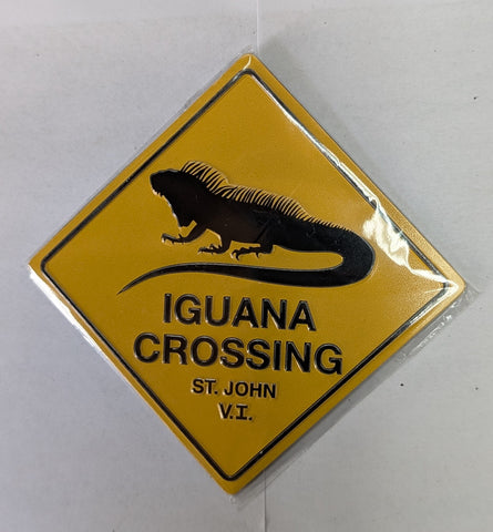 Iguana Crossing Magnet