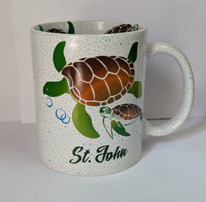 Turtle Mug Speckled
