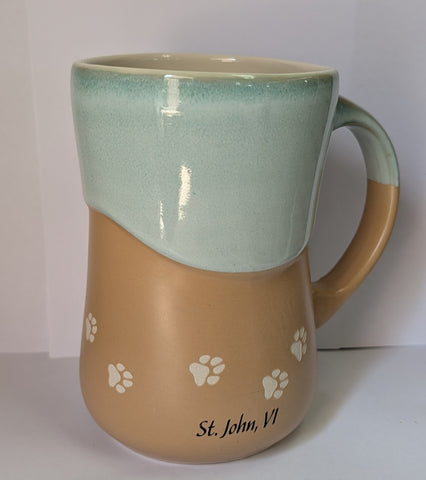 Wave Dog Prints St. John, VI Mug
