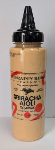 Sriracha Aioli Garnishing Squeeze from Terrapin Ridge Farms