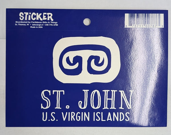 Petroglyph St. John, US Virgin Islands Sticker