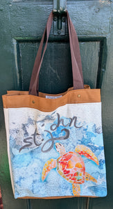 St. John Sea Turtle Tote Bag