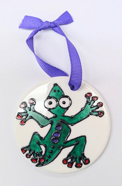 Stepho Hand Painted Picture Ceramic Disc Ornaments