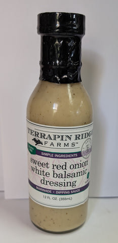 Sweet Red Onion White Balsamic Dressing