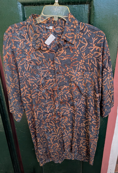 Batik Men's Collared T-Shirt