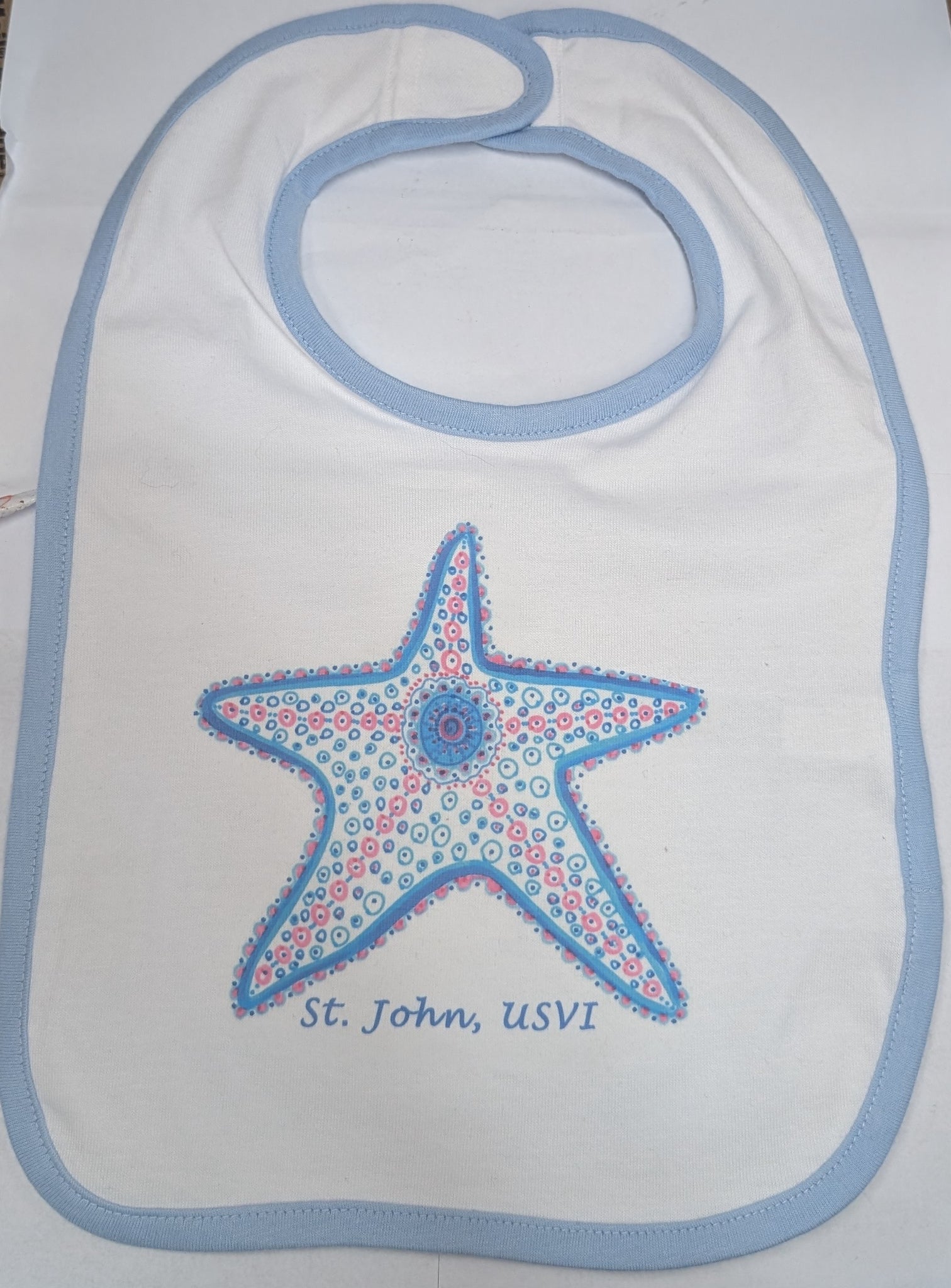 Starfish Bib in Organic Cotton