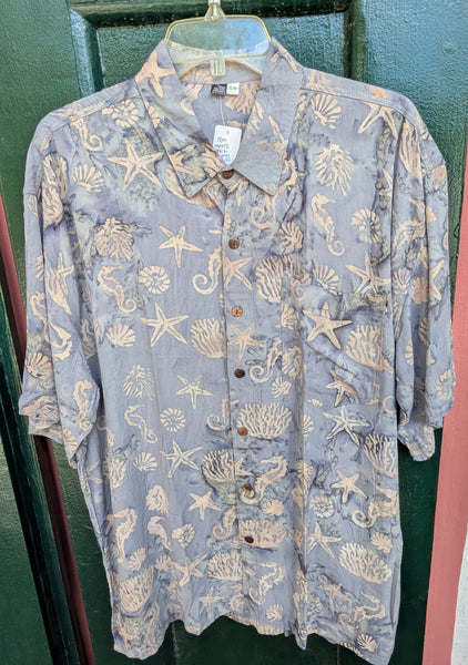 Batik Men's Collared T-Shirt