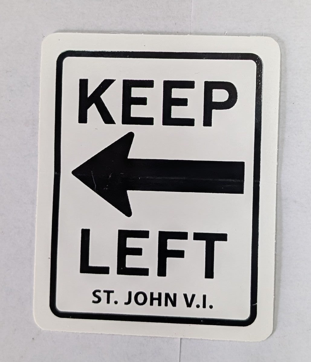 Keep Left Sticker