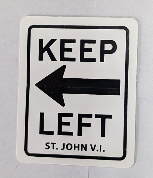 Keep Left Sticker
