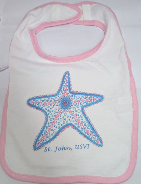 Starfish Bib in Organic Cotton