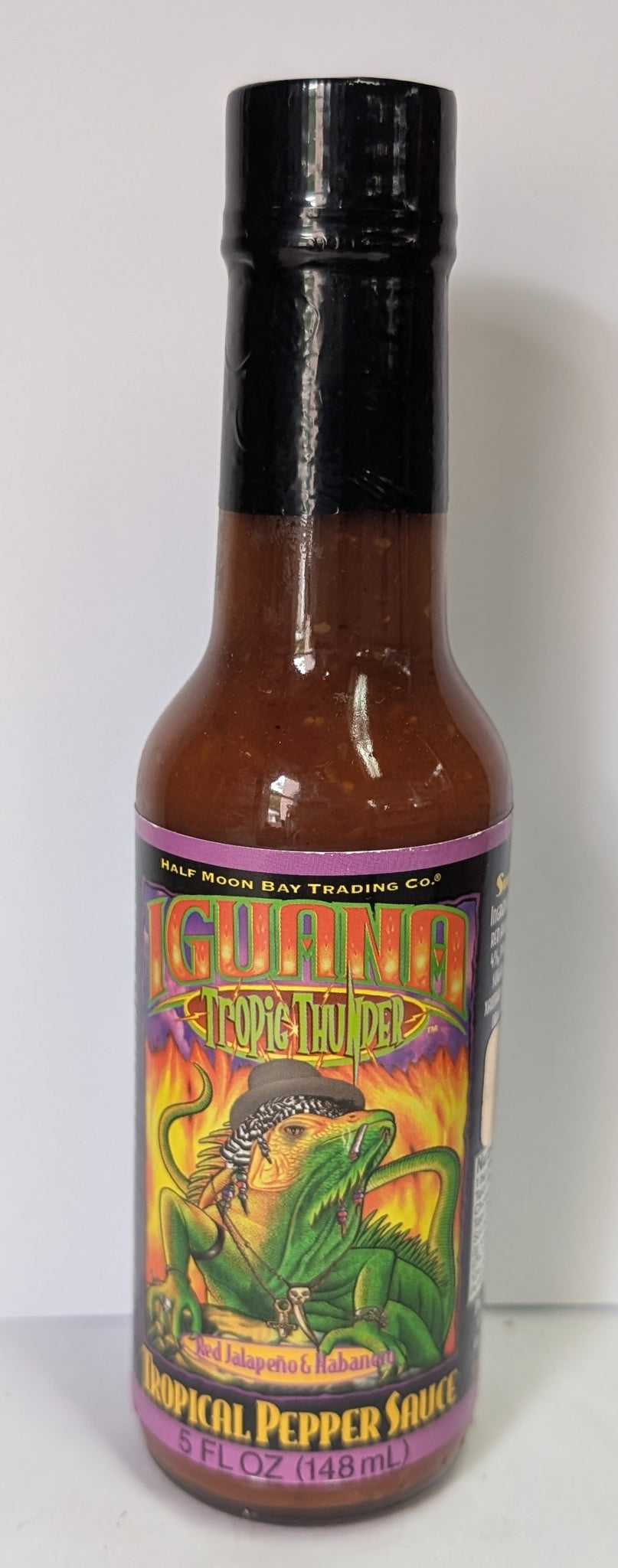 Iguana Tropic Thunder Red Jalapeno and Habanero Tropical Pepper Sauce