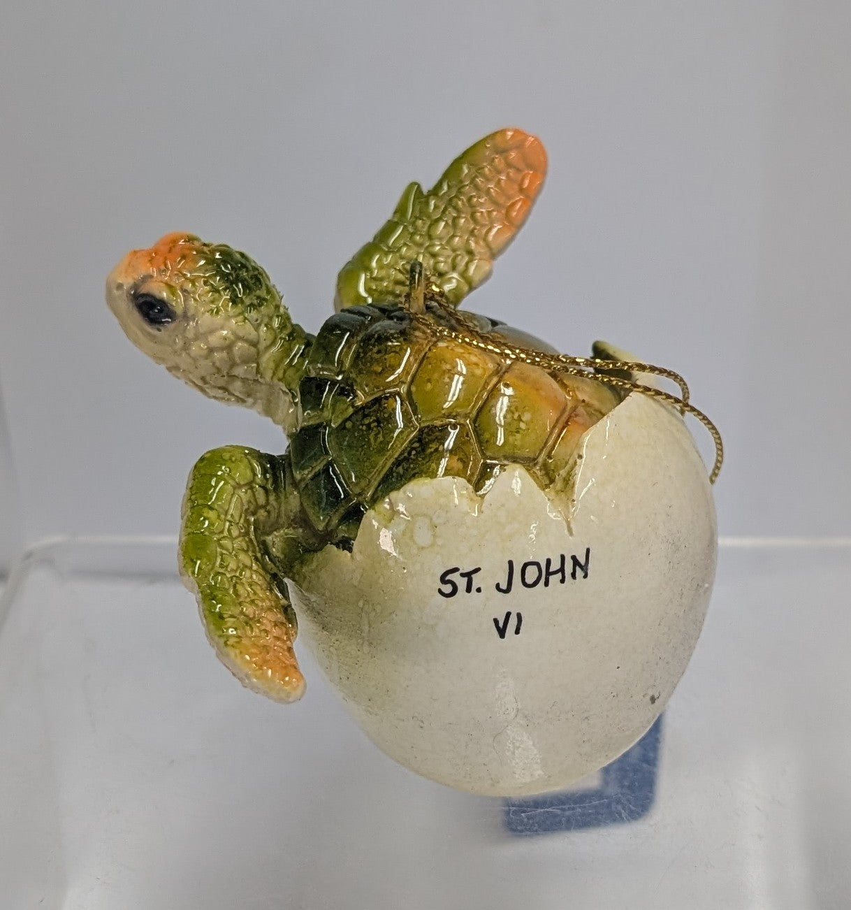 Ceramic Turtle Hatchling St. John, VI Ornament