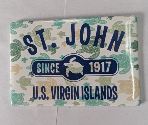 Turtle Formation St. John, VI Magnet