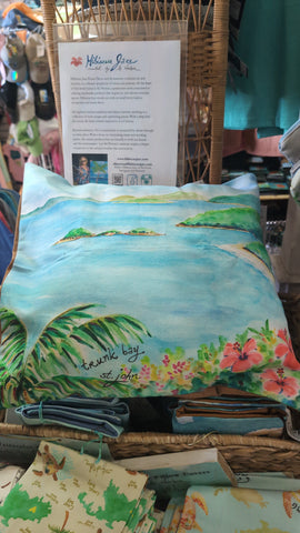 Trunk Bay Pillow Cover