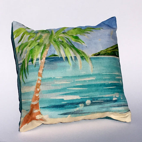 Palm Tree Pillow Cover