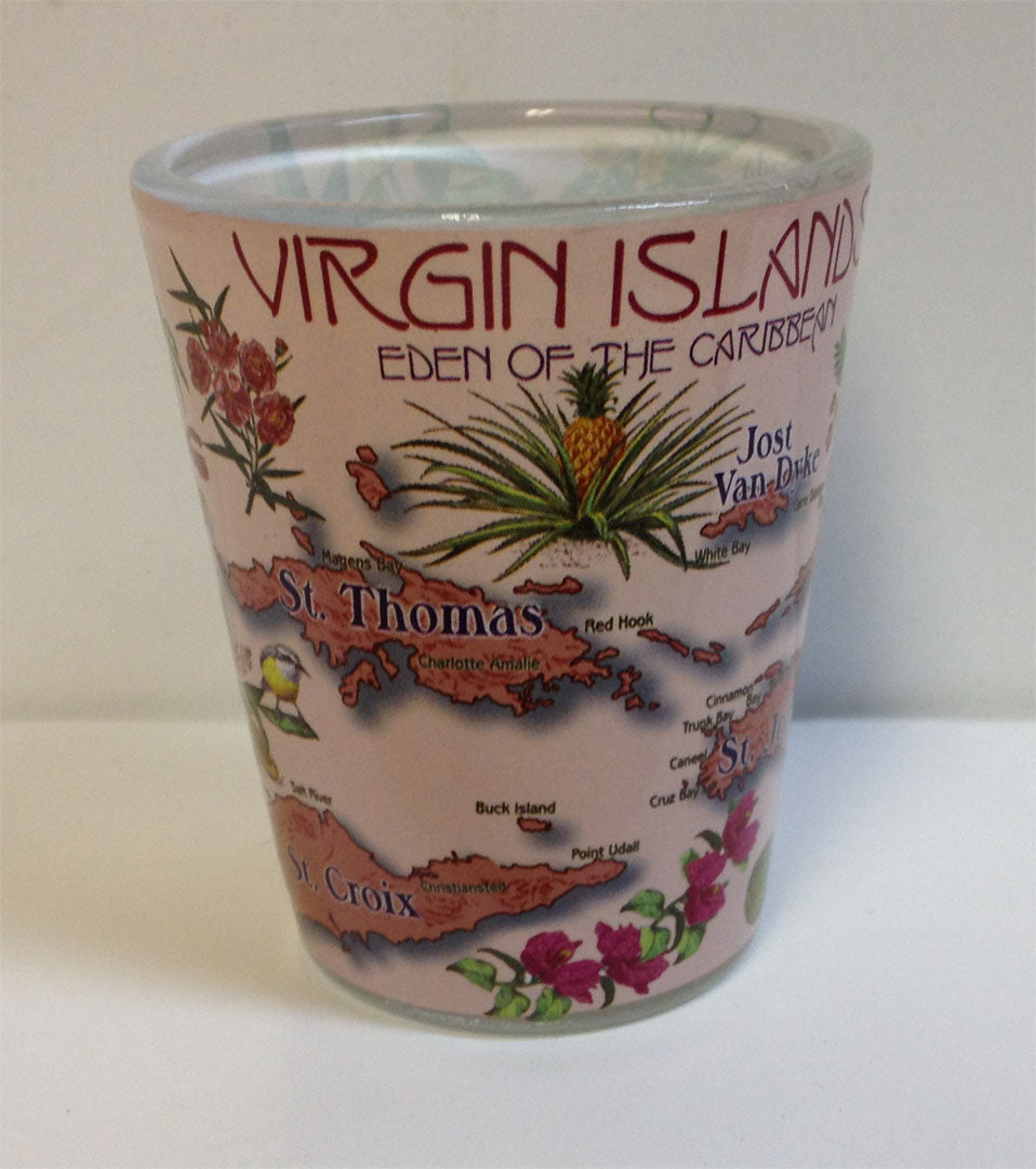 Virgin Islands Botanical Shot Glass