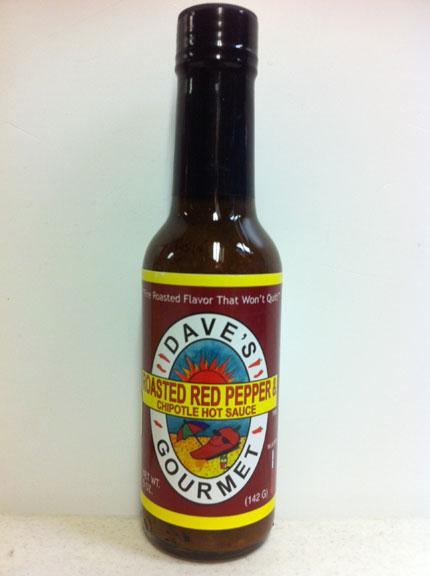 Dave's Gourmet Roasted Red Pepper Chipotle Hot Sauce