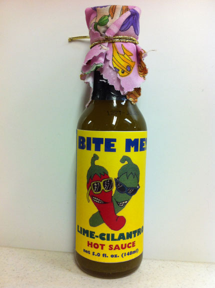 Bite Me Lime-Cilantro Hot Sauce
