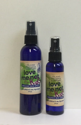 Island Massage Company- Love Me Not for Kids Natural Bug Repellent