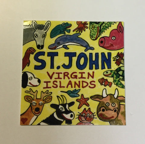 St. John Animals Sticker