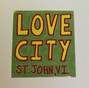 Love City St. John Sticker