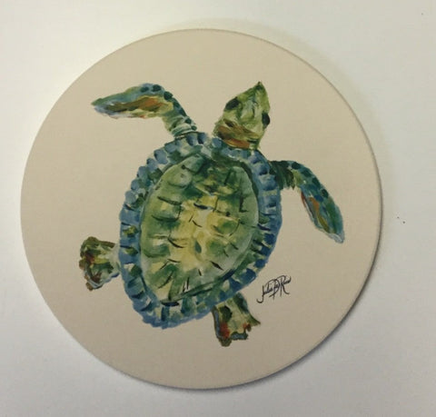 Sea Life Turtle Coasterstone Trivet