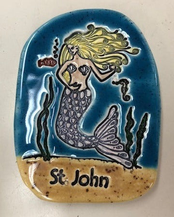 Mermaid Handcrafted Ceramic Magnet