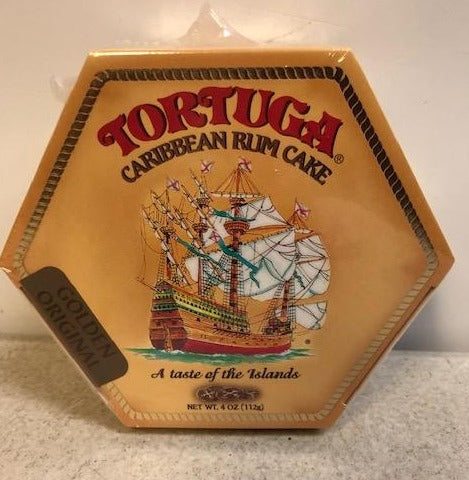 Tortuga Original Golden Caribbean Rum Cake 4 oz.