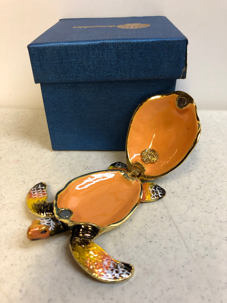 Sea Turtle Jewelry Box