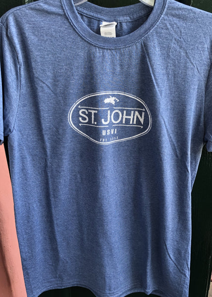 St. John Map Soft Style Tee