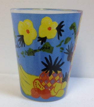 VI Map by Frances Rutnik Shot Glass