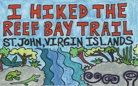 Bumper Sticker "I Hiked the Reef Bay Trail"