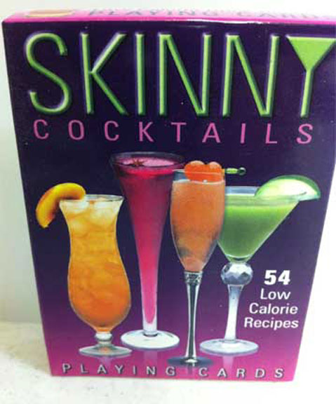 Skinny Cocktails - Playing Cards with Recipes