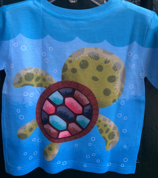 Turtley Awesome Sublimation Printed Youth Tee Shirt