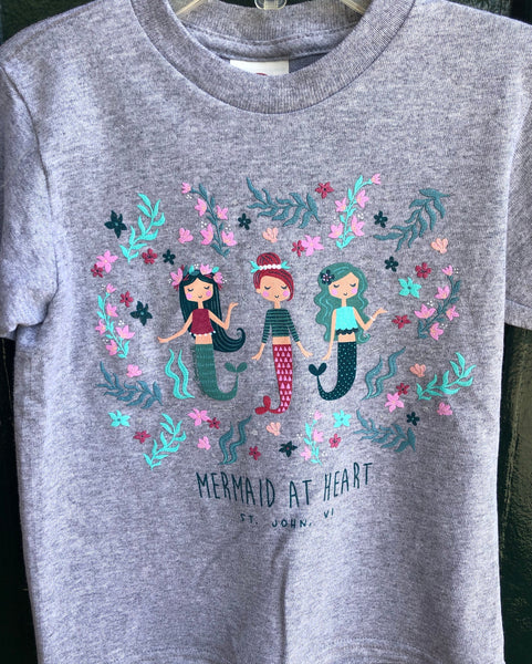 Mermaid at Heart Youth Tee Shirt