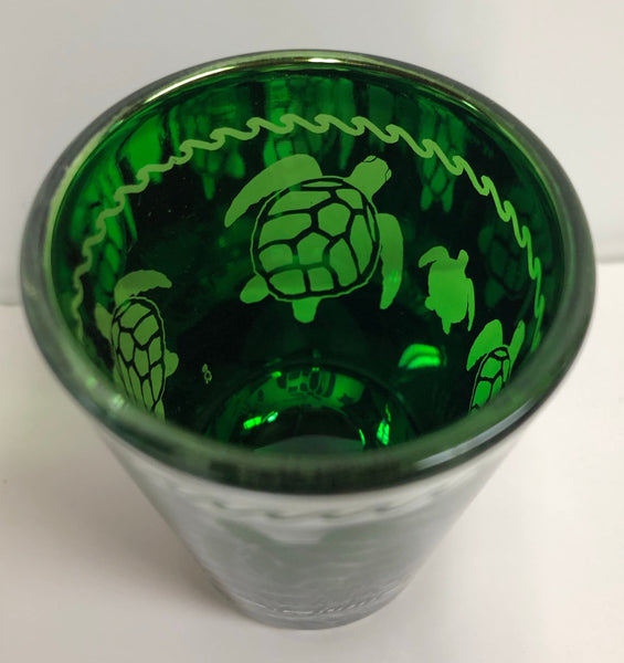 Electro Green Turtle St. John, VI Shot Glass