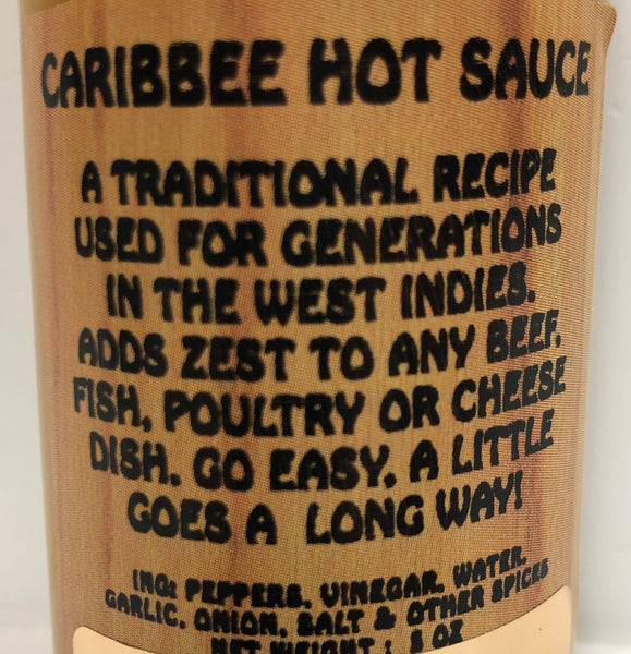 Caribbee Yellow Hot Sauce from Sunny Caribbee