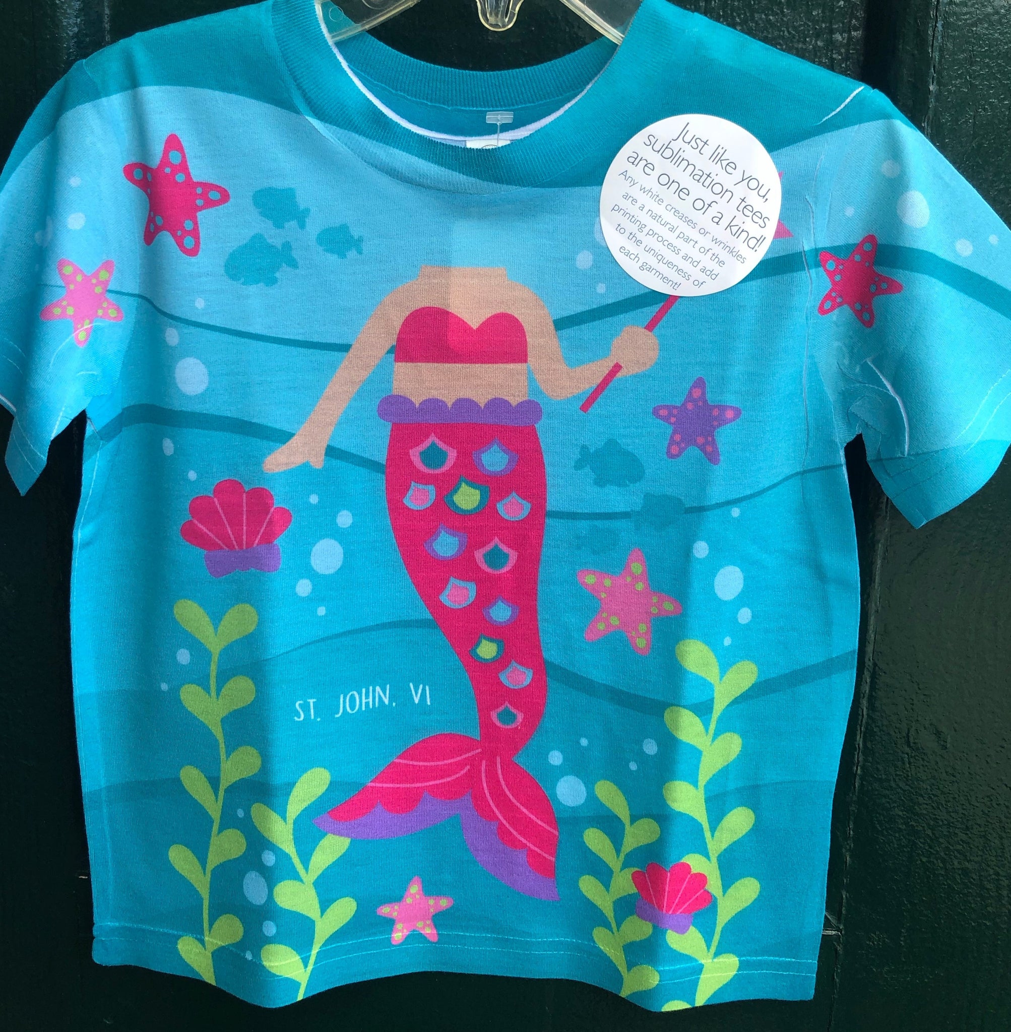 I'm a Mermaid Sublimation Printed Youth Tee Shirt