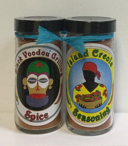 Black Voodoo Grilling Spice/Island Creole Duo