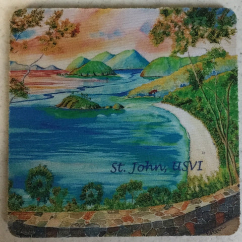 Island Romance Soft Coaster - Original
