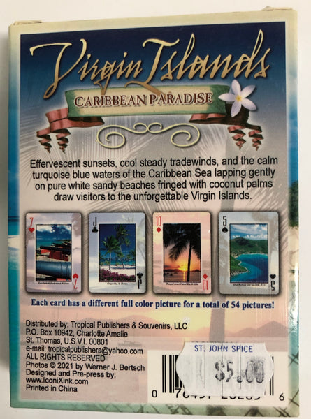 Virgin Islands Playing Cards