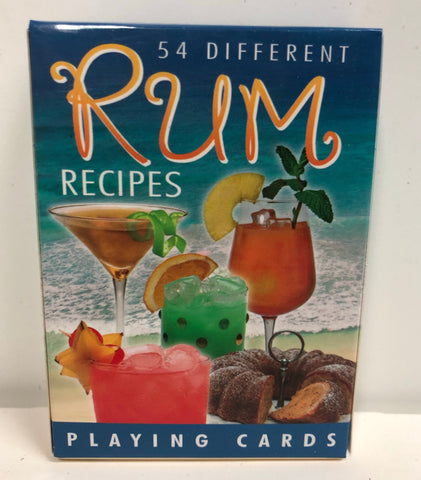 Rum Recipes Playing Cards