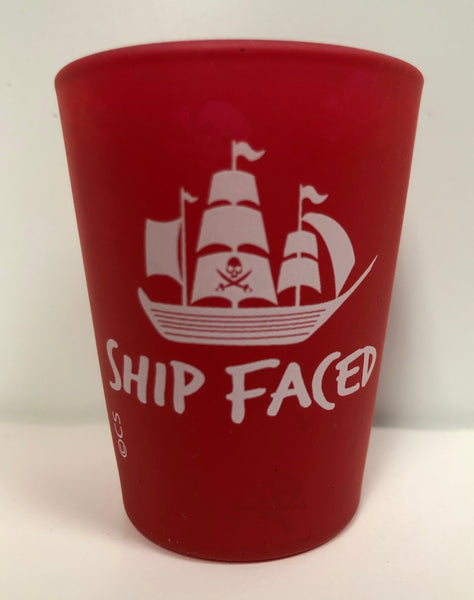 Ship Faced St. John, VI Velvet Shot Glass