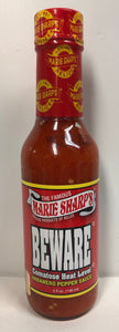 Marie Sharps BEWARE Comatose Heat Level Habanero Pepper Sauce