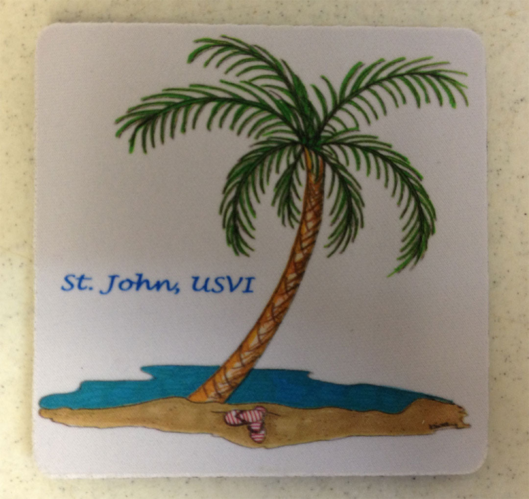 Palm Island Soft Coaster