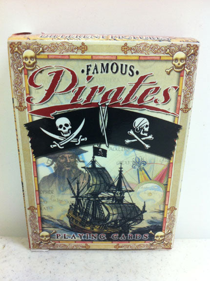 Famous Pirates  Playing Cards