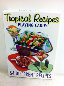 Tropical Recipes Playing Cards